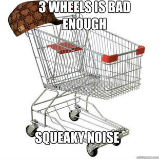Scumbag shopping cart