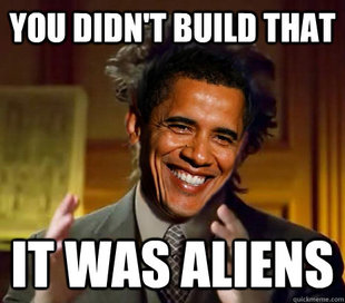 Aliens built that