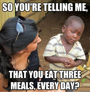 Skeptical Third World Kid