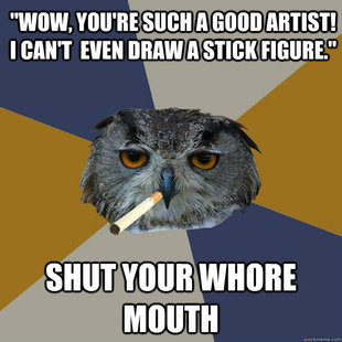 Art Student Owl