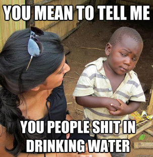 Skeptical Third World Child