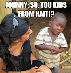 Skeptical Third World Kid