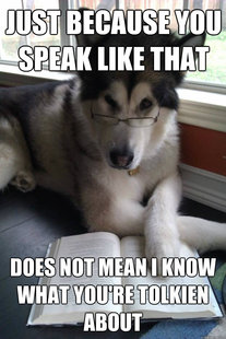 Condescending Literary Pun Dog