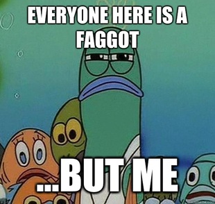 Serious fish SpongeBob