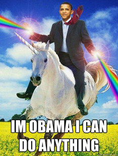 Obama rainbow unicorn