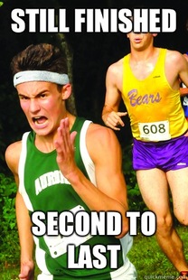 Intense Cross Country Kid