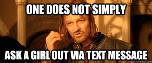 One Does Not Simply