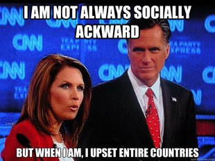 Socially Awkward Mitt Romney