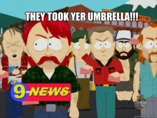 Took yer ummbrella