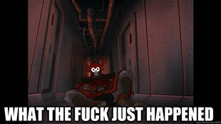 Shocked Fire Nation Warrior