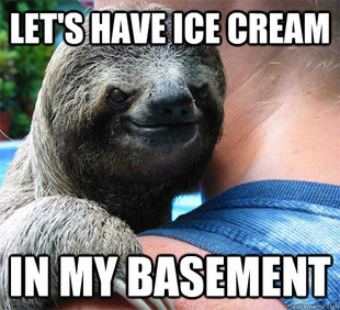 Suspiciously Evil Sloth