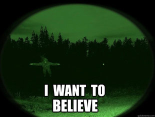 i want to believe in ghosts