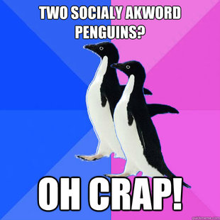 Socially Awkward Couple