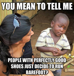 Skeptical Third World Child