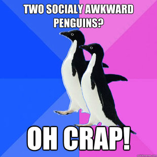 Socially Awkward Couple