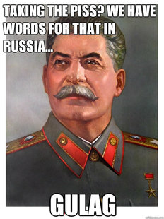 Shit talker Stalin