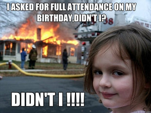 Disaster Girl Birthday