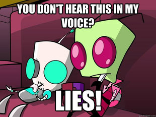 Confused Invader Zim