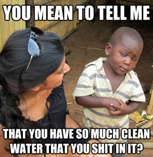 Skeptical Third World Child