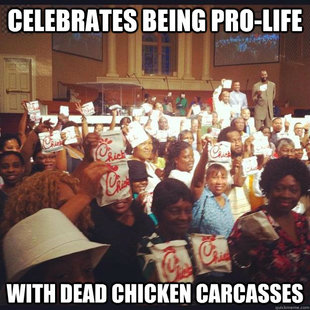 Ironic black parishioners