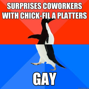 Socially Awesome Awkward Penguin