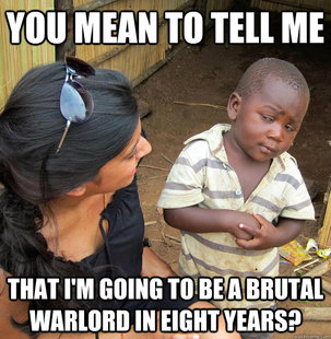 Skeptical Third World Child