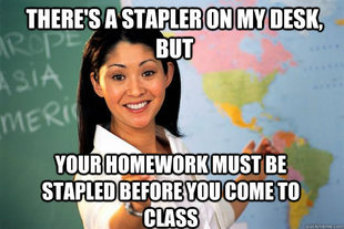 Unhelpful High School Teacher