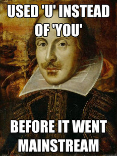 Hipster Shakespeare