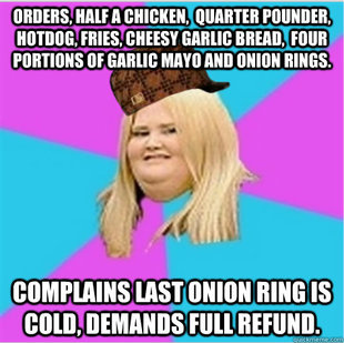 scumbag fat girl