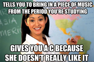 Unhelpful High School Teacher