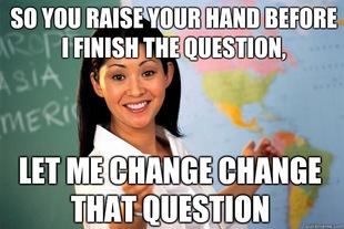 Unhelpful High School Teacher