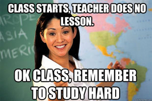 Unhelpful High School Teacher