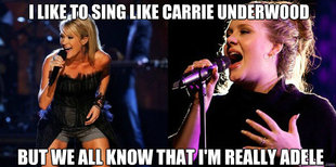 Carrie and Adele