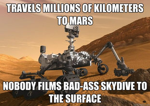 Bad Luck Curiosity Rover