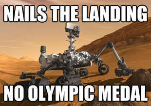 Bad Luck Curiosity Rover