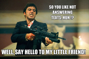 sulking scarface