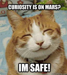 Kitty on Mars Landing