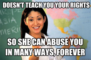 Unhelpful High School Teacher