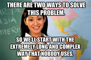 Unhelpful High School Teacher