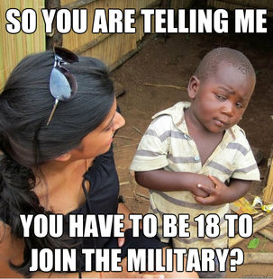 Skeptical Third World Kid
