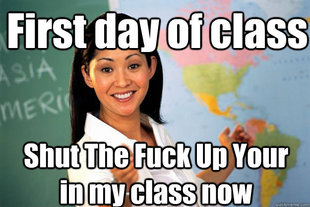 Unhelpful High School Teacher
