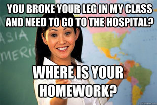 Unhelpful High School Teacher