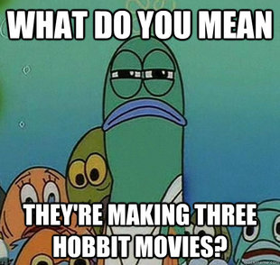 Serious fish SpongeBob