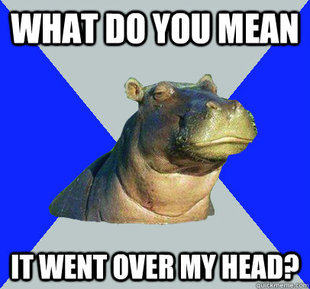 Skeptical Hippo