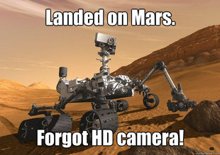 Bad Luck Curiosity Rover