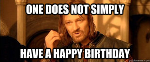One Does Not Simply
