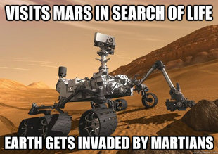 Bad Luck Curiosity Rover