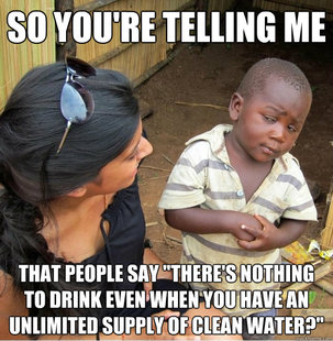 Skeptical Third World Kid
