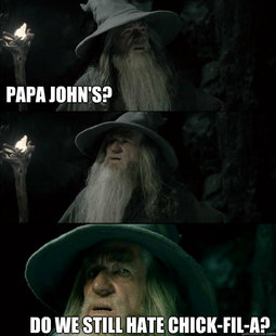 Confused Gandalf