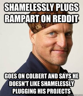 Scumbag Woody Harrelson